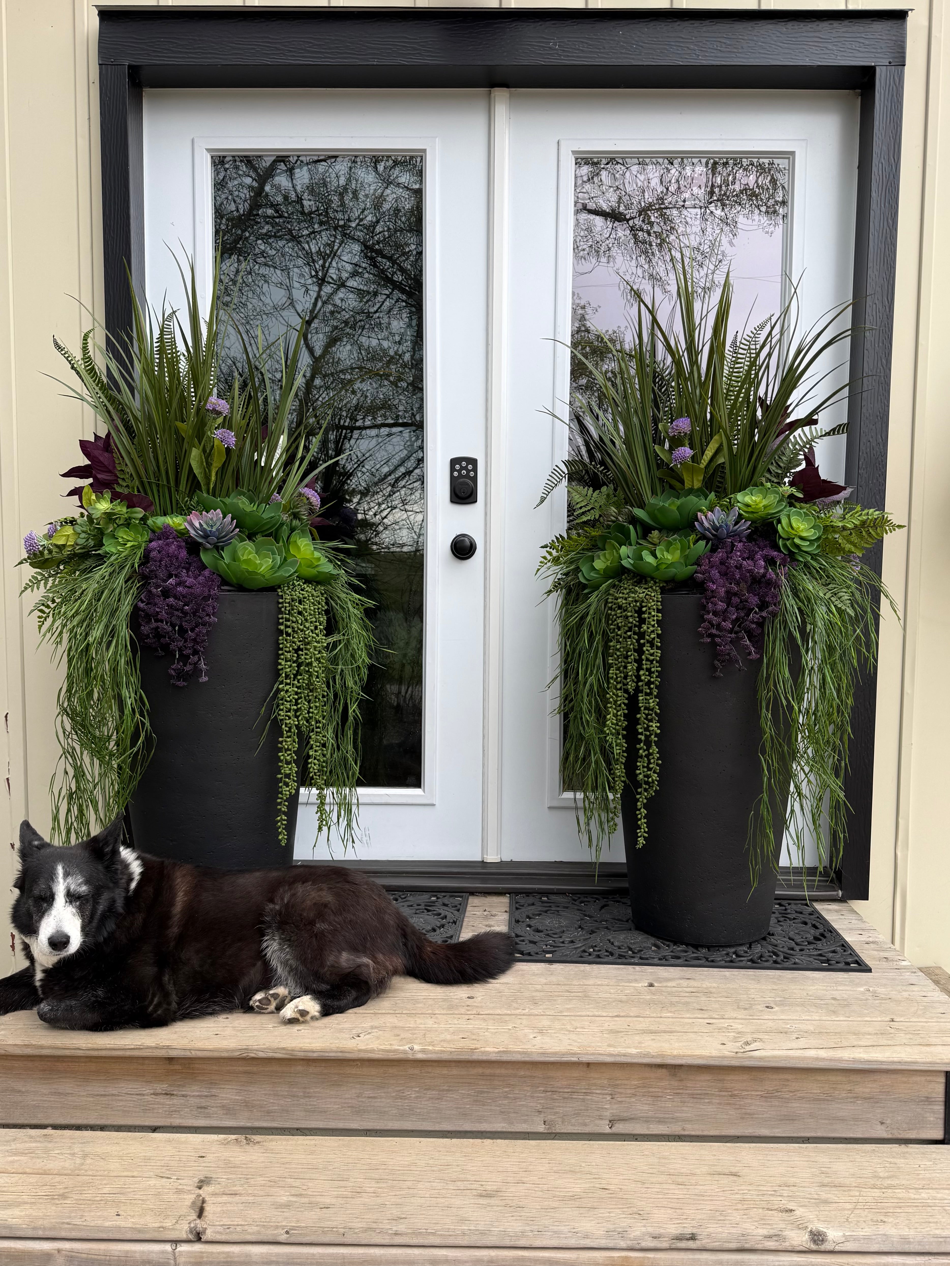Large Artificial Succulent Planter Insert | Optional Planter Included