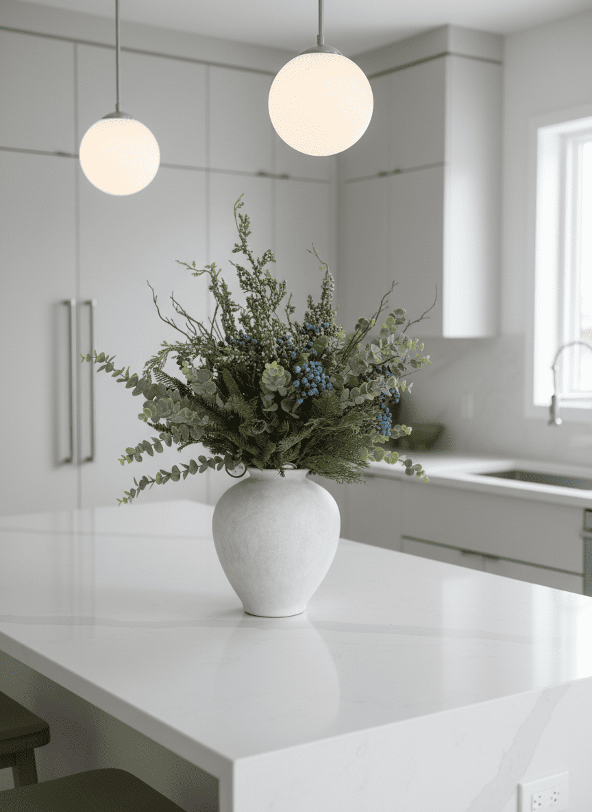 Blueberry Juniper Vase Arrangement