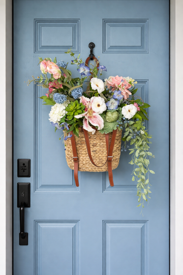 Blooming Spring Hanging Flower Basket