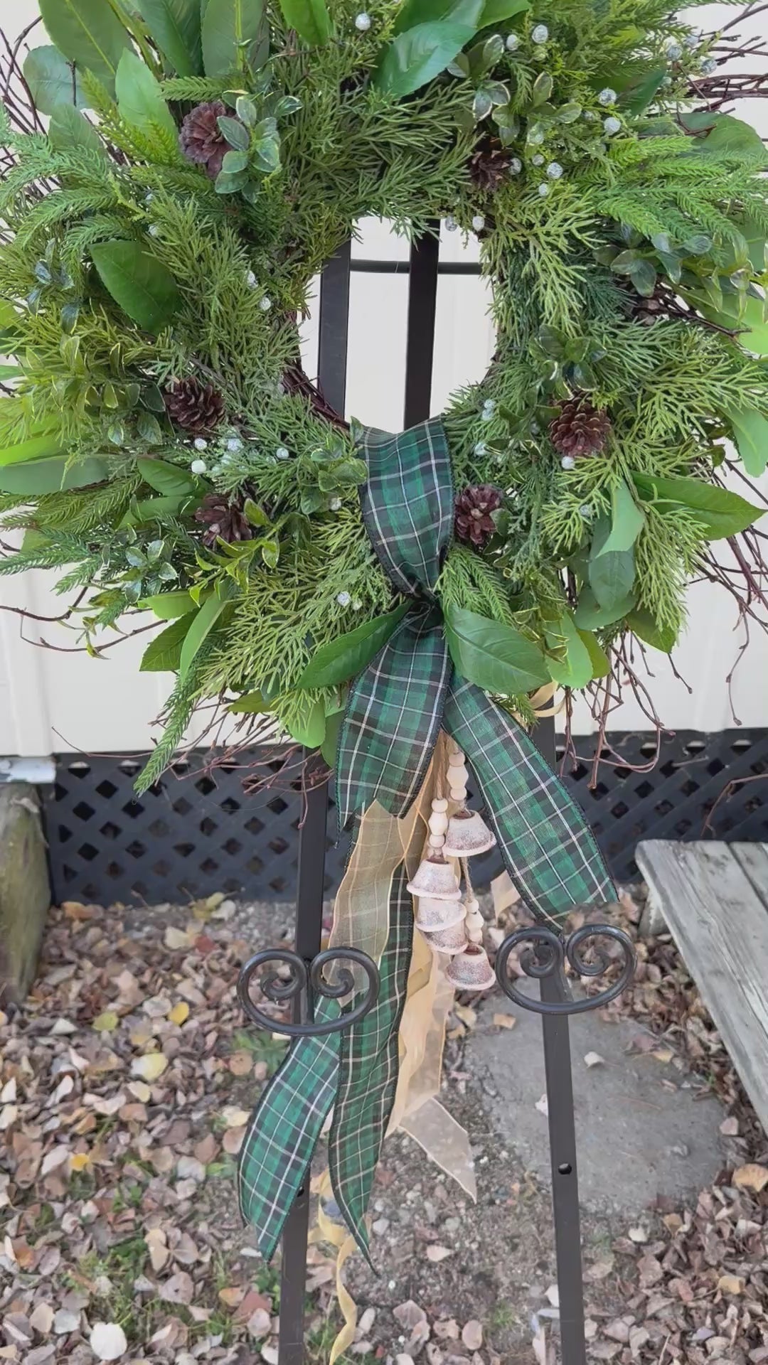 Evergreen Winter Wreath
