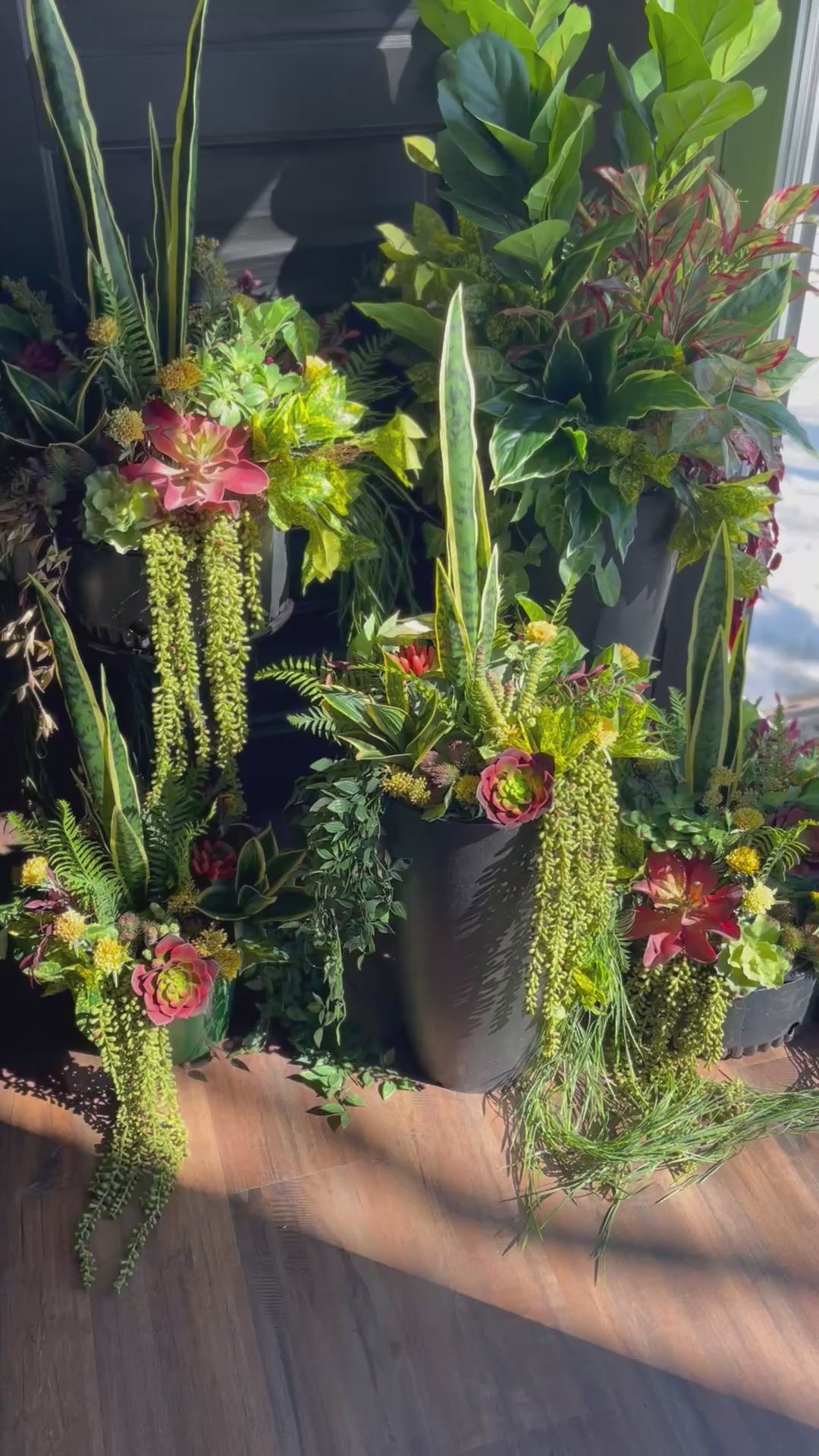 Set Of Two Tropical Inserts